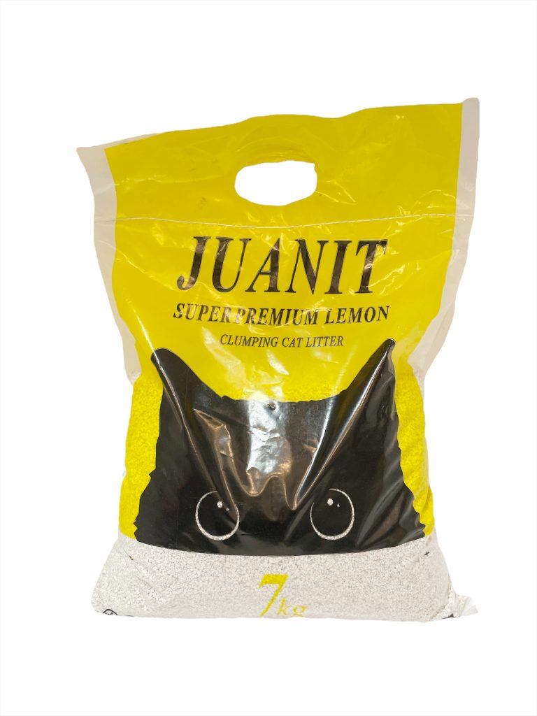 خاک گربه سوپر پریمیوم با عطر لیمو ژوانیت وزن 7 کیلوگرم
